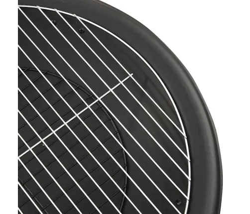 Ugunskura Vieta, Grils Ar Kruķi, 56X56X49 Cm, Tērauds  Vidaxl