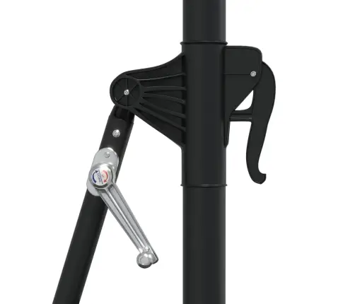 Saulessargs Ar Metāla Kātu Un Led, Smilšu Krāsā, 300 Cm Vidaxl