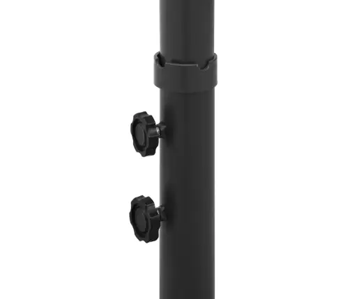 Dubultais Saulessargs Ar Tērauda Kātu, 600X300 Cm, Pelēks Vidaxl