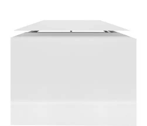 Nojumes Jumta Pārsegs, Divdaļīgs, 310 G/M², 4X3 M, Balts Vidaxl