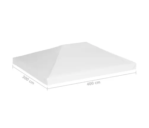 Nojumes Jumta Pārsegs, 270 G/M², 4X3 M, Balts Vidaxl