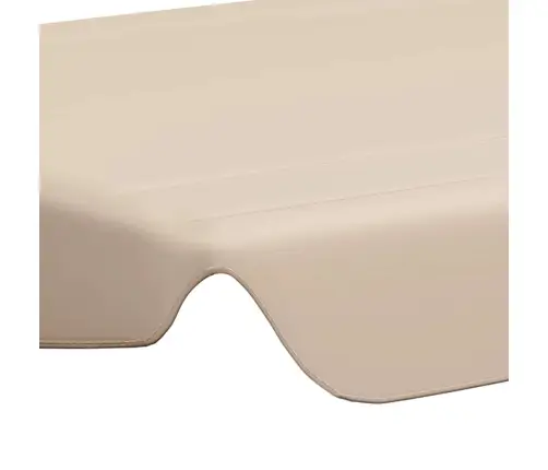 Dārza Šūpoļu Rezerves Jumtiņš, Bēšs, 188/168X145/110 Cm Vidaxl