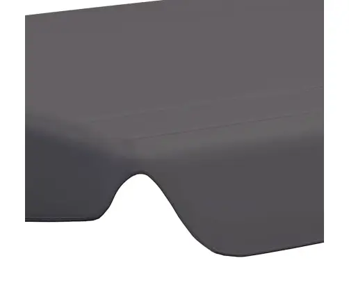 Dārza Šūpoļu Rezerves Jumtiņš, Pelēks, 188/168X145/110 Cm Vidaxl