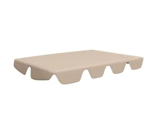 Dārza Šūpoļu Rezerves Jumtiņš, Bēšs, 150/130X105/70 Cm Vidaxl