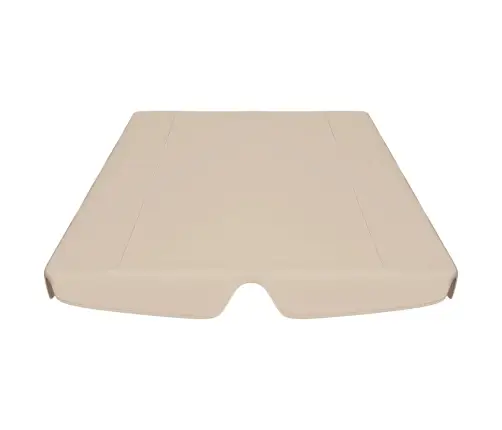Dārza Šūpoļu Rezerves Jumtiņš, Bēšs, 150/130X105/70 Cm Vidaxl
