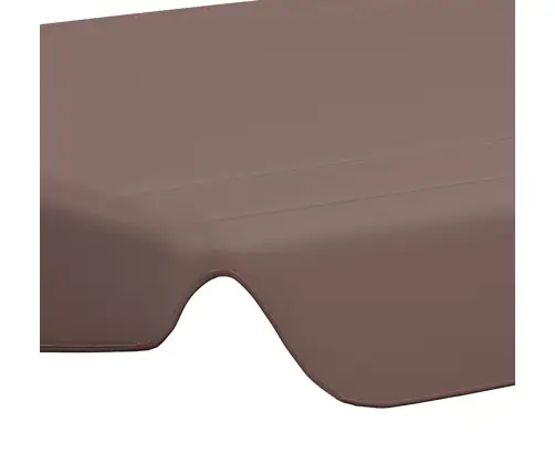 Dārza Šūpoļu Rezerves Jumtiņš, Brūns, 150/130X105/70 Cm Vidaxl