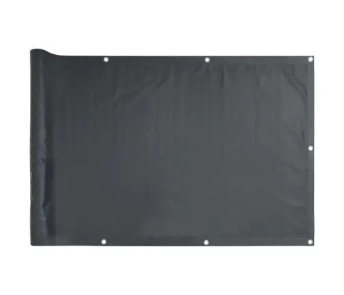 Balkona Aizslietnis, Pelēks, 75X300 Cm, Audums Vidaxl