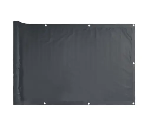 Balkono Pertvara, Antracito Spalvos, 90X300cm Oksfordo Audinys