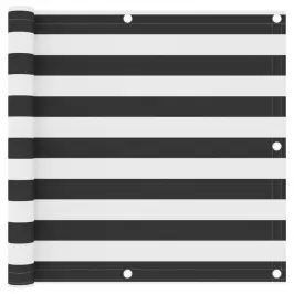 Balkona Aizslietnis, Antracītpelēks Un Balts, 90X600 Cm, Audums Vidaxl