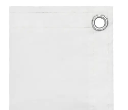 Balkono Pertvara, Baltos Spalvos, 75X400cm Oksfordo Audinys