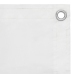 Balkona Aizslietnis, 120X600 Cm, Balts Audums Vidaxl