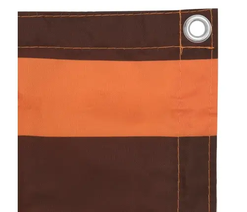 Balkono Pertvara, Oranžinė Ir Ruda, 90X400cm Oksfordo Audinys