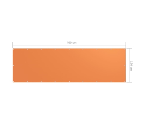 Rõdusirm, Oranž, 120 X 400 cm Oxford-Kangas