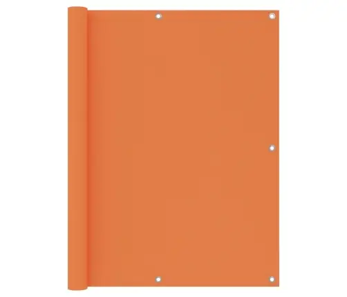 Balkona Aizslietnis, 120X600 Cm, Oranžs Audums Vidaxl