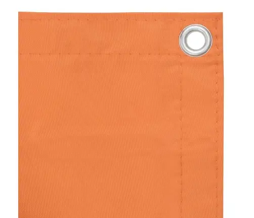 Balkona Aizslietnis, 120X600 Cm, Oranžs Audums Vidaxl