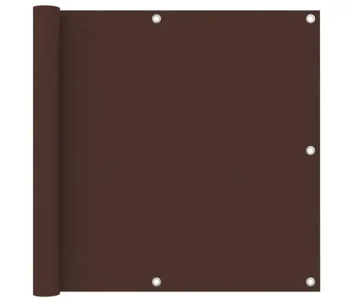 Balkona Aizslietnis, 90X300 Cm, Brūns Oksforda Audums  Vidaxl