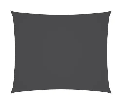 Saulessargs, Taisnstūra, 5X6 M, Antracītpelēks Oksforda Audums Vidaxl