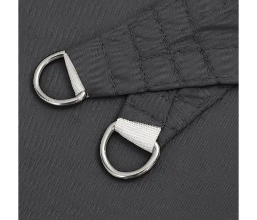 Saulessargs, Taisnstūra, 5X6 M, Antracītpelēks Oksforda Audums Vidaxl