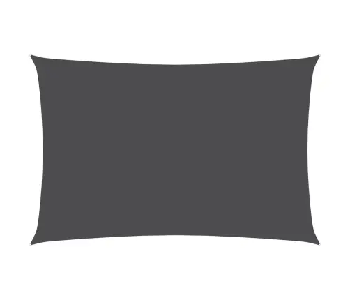 Saulessargs, Taisnstūra, 6X8 M, Antracītpelēks Oksforda Audums Vidaxl