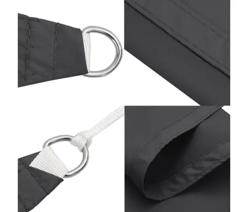 Uždanga Nuo Saulės, Antracito, 2,5X2,5X3,5M, Oksfordo Audinys