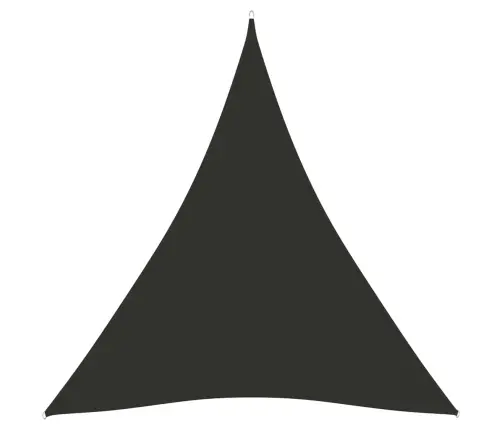 Saulessargs, 4X5X5 M, Trijstūra Forma, Antracītpelēks Audums Vidaxl