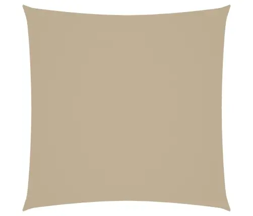 Saulessargs, 7X7 M, Kvadrāta Forma, Bēšs Oksforda Audums Vidaxl