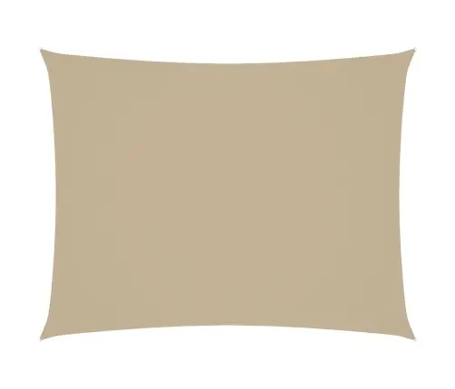 Saulessargs, Taisnstūra, 2X3 M, Bēšs Oksforda Audums Vidaxl