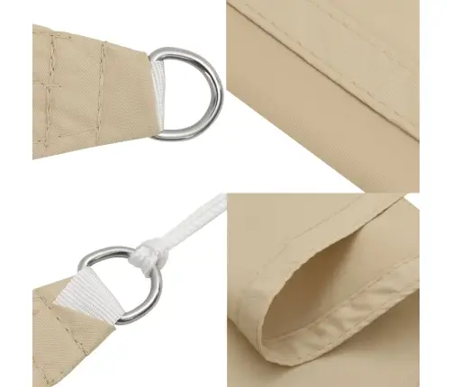 Oxford-Kangast Päikesepuri, Ristkülik, 2 X 4,5 M, Beež