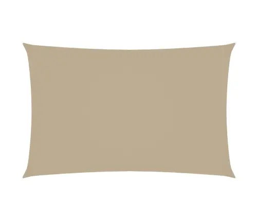 Saulessargs, Taisnstūra, 2,5X5 M, Bēšs Oksforda Audums Vidaxl