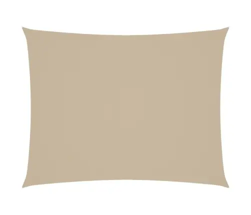 Saulessargs, Taisnstūra, 3X4,5 M, Bēšs Oksforda Audums Vidaxl
