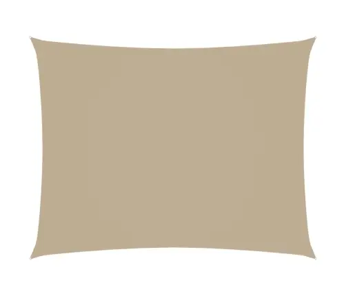 Vidaxli Oxford-Kangast Päikesepuri Ristkülikukujuline 3,5 X 4,5 M Beež
