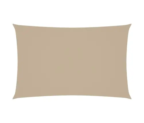 Saulessargs, Taisnstūra, 4X7 M, Bēšs Oksforda Audums Vidaxl