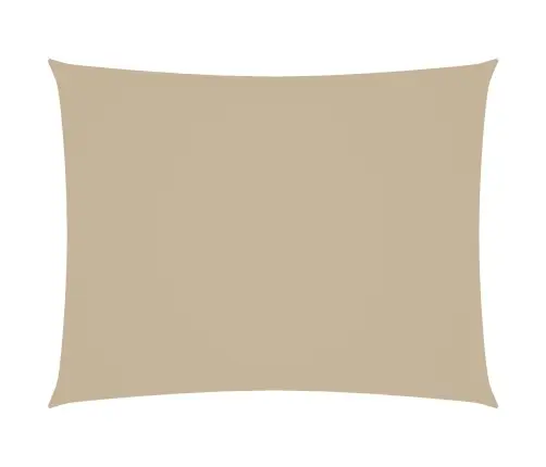 Saulessargs, Taisnstūra Forma, 6X8 M, Bēšs Oksforda Audums Vidaxl