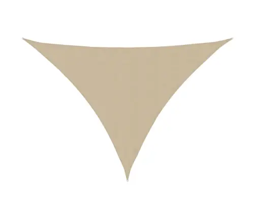 Saulessargs, 4X5X6,4 M, Trijstūra Forma, Bēšs Oksforda Audums Vidaxl