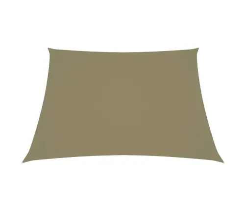 Saulessargs, 2/4X3 M, Trapeces Forma, Bēšs Oksforda Audums Vidaxl