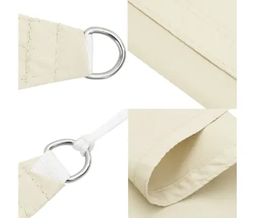 Oxford-Kangast Päikesepuri, Ristkülik, 2 X 3,5 M, Kreemjas