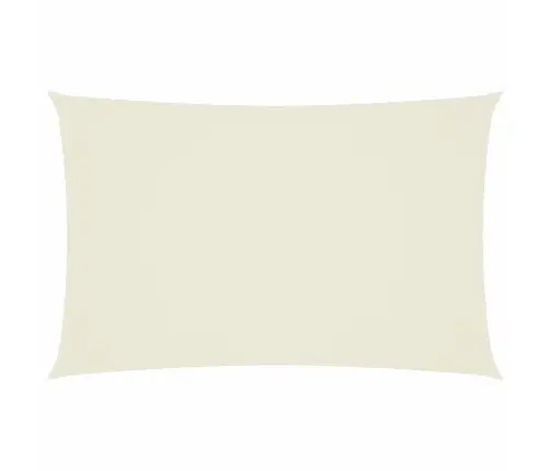 Saulessargs, Taisnstūra, 2X4,5 M, Krēmkrāsas Oksforda Audums Vidaxl