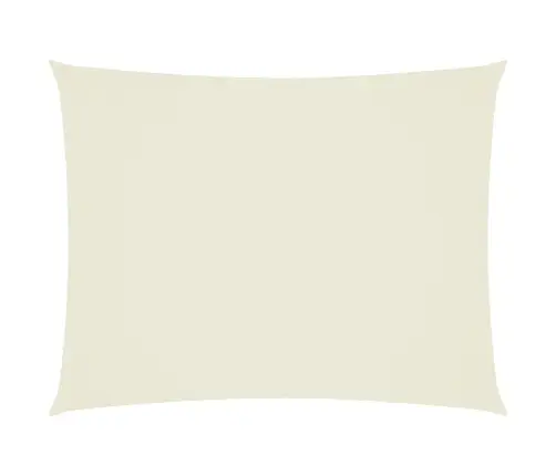 Vidaxli Oxford-Kangast Päikesepuri Ristkülikukujuline 3,5X5 M Kreemjas