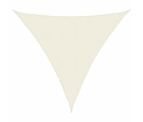 Vidaxli Oxford-Kangast Päikesepuri, Kolmnurkne, 3 X 3 X 3 M, Kreemjas