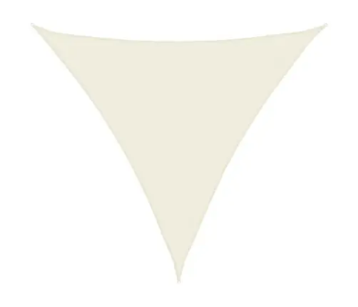 Uždanga Nuo Saulės, Kreminė, 4,5X4,5X4,5M, Oksfordo Audinys Uždanga Nuo Saulės, Kreminė, 4,5X4,5X4,5M, Oksfordo Audinys