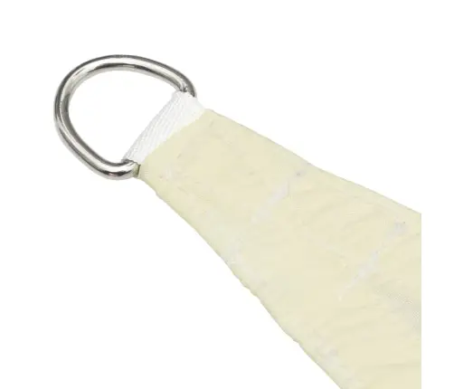 Saulessargs, 3/5X4 M, Trapeces Forma, Krēmkrāsas Audums Vidaxl