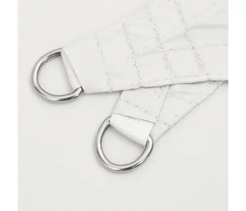 Saulessargs, 5X5 M, Kvadrāta Forma, Balts Oksforda Audums Vidaxl