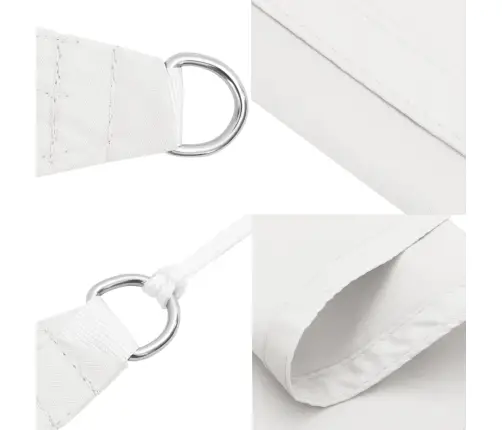 Saulessargs, Taisnstūra, 2X4,5 M, Balts Oksforda Audums Vidaxl