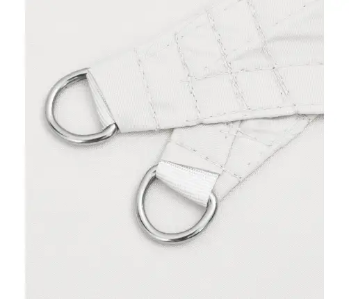 Saulessargs, Taisnstūra, 2X5 M, Balts Oksforda Audums Vidaxl