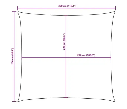Uždanga Nuo Saulės, Balta, 2,5X3M, Oksfordo Audinys