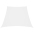 Saulessargs, 2/4X3 M, Trapeces Forma, Balts Oksforda Audums Vidaxl