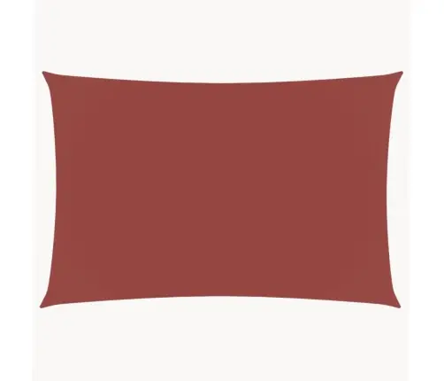 Saulessargs, Taisnstūra, 2X4,5 M, Sarkanbrūns Oksforda Audums Vidaxl