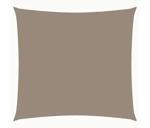 Saulessargs, 3,6X3,6 M, Kvadrāta, Pelēkbrūns Oksforda Audums Vidaxl