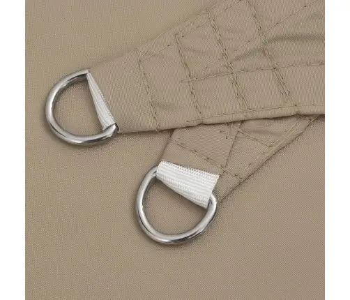 Uždanga Nuo Saulės, Taupe, 5X5M, Oksfordo Audinys, Kvadratinė Uždanga Nuo Saulės, Taupe, 5X5M, Oksfordo Audinys, Kvadratinė