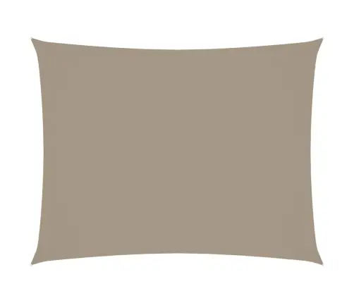 Saulessargs, Taisnstūra, 2,5X4 M, Pelēkbrūns Oksforda Audums Vidaxl